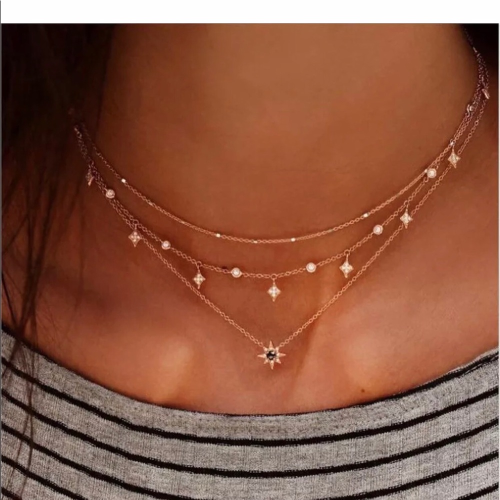 🆕“All the Stars “layered necklace
